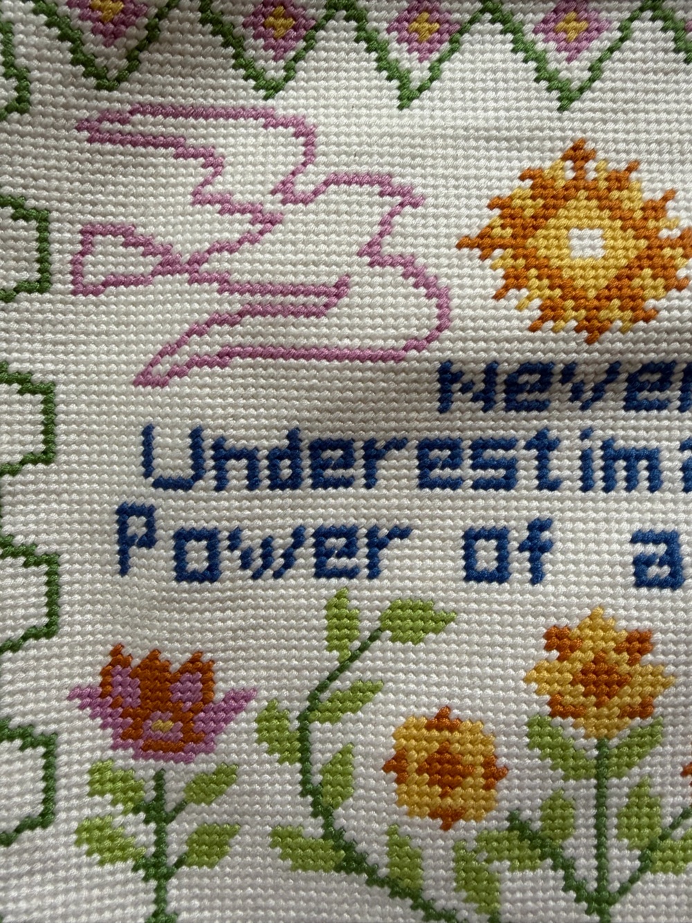 Stoned Immaculate Needlepoint Pillow Cover - Picture 2 of 7
